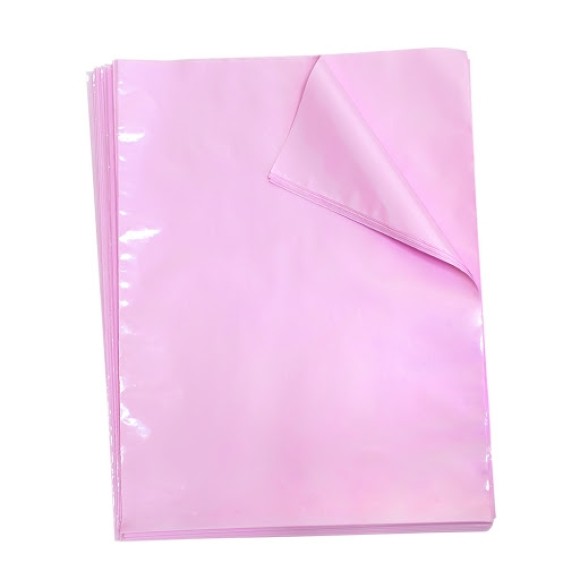 Embalagens Plásticas Multiuso 50 Unidades Ofício Rosa Pastel Breeze - Dac