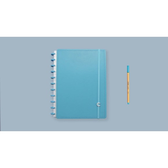 Caderno Inteligente All Blue - Grande - Caderno Inteligente